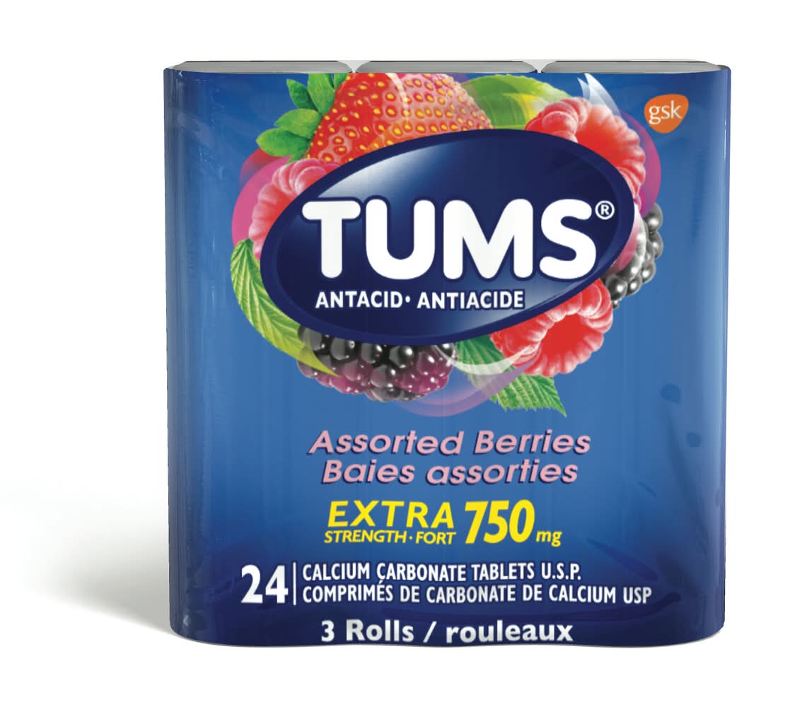 Tums Extra Strength Berries Antacid 750 mg (0.56 kg)
