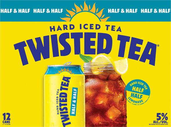 Twisted Tea Half & Half Hard Iced Tea & (12 ct, 12 fl oz)