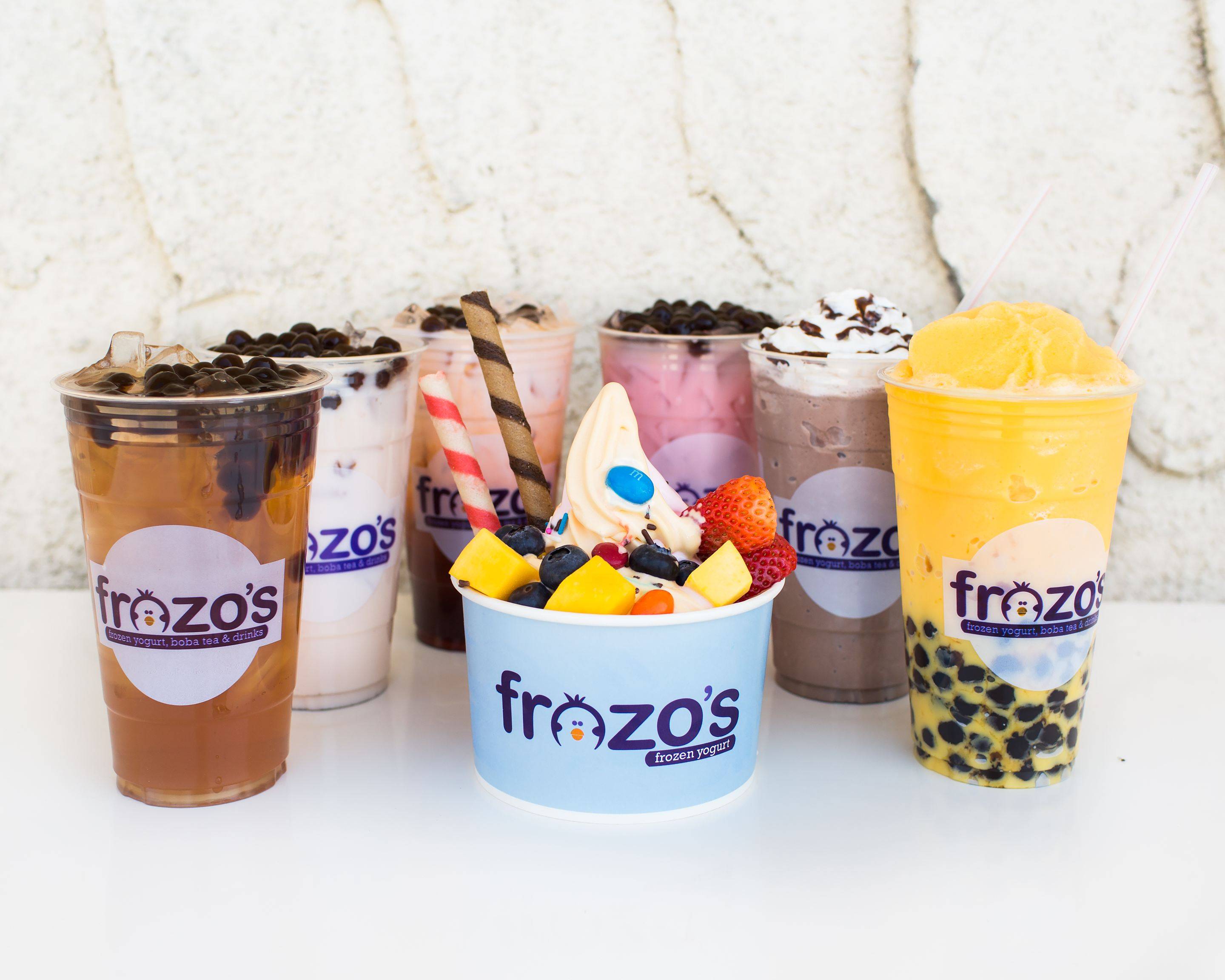 Penguin Frozo's Yogurt, Boba Tea & Drinks Menu Santa Clara • Order