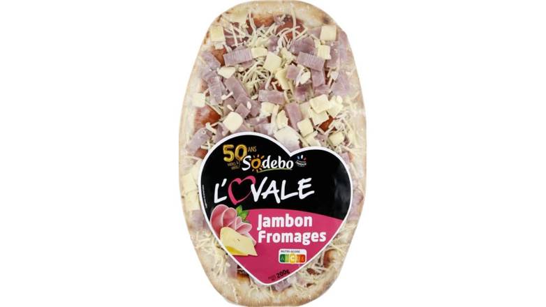 Sodebo - L'ovale pizza jambon et fromages