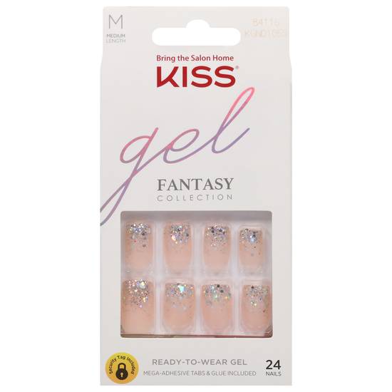 Kiss Medium Gel Fantasy Collection Nails
