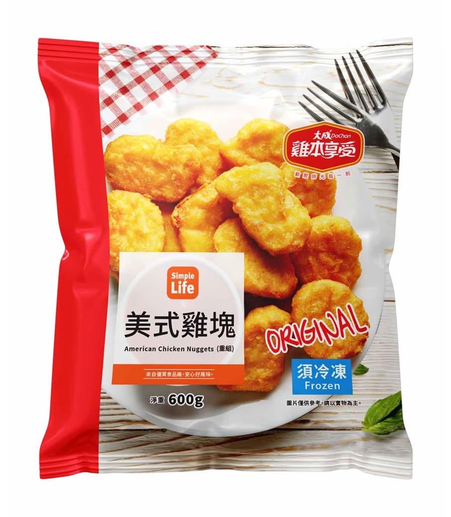 V V 美式雞塊 (600 g)