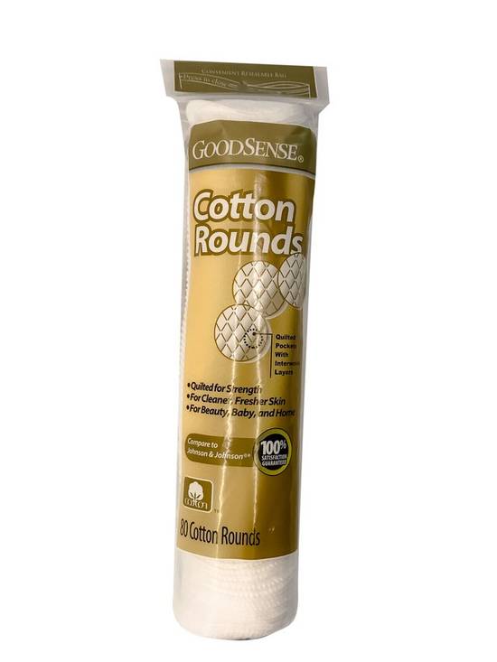 Goodsense Cotton Rounds (80 ct)