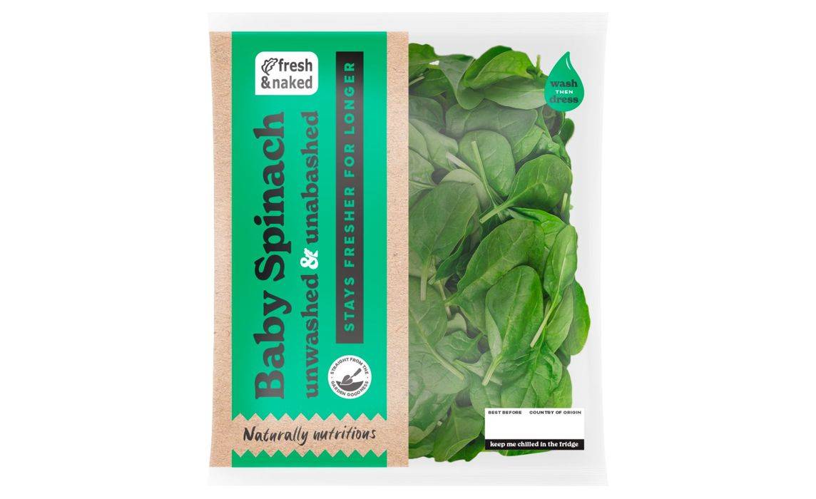 Fresh & Naked Baby Spinach 125g (402165)