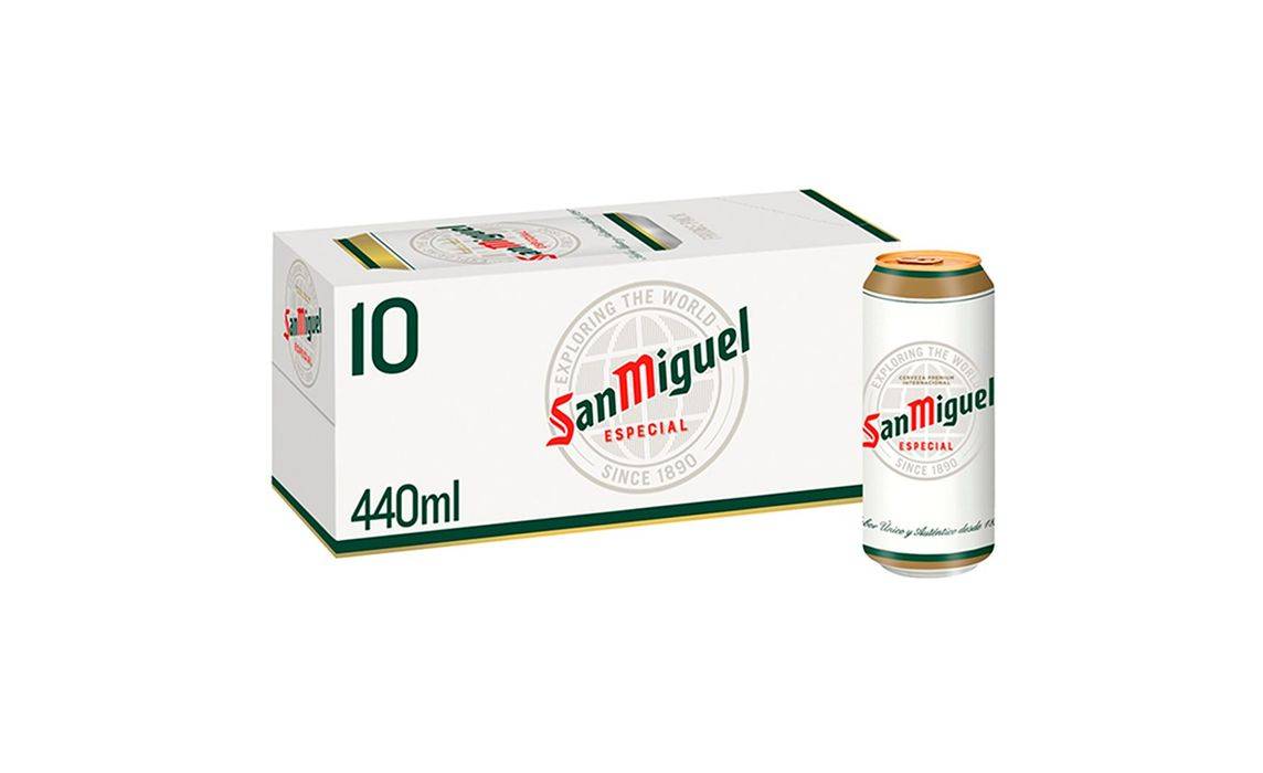 San Miguel Lager Beer 10 x 440ml Cans (396729)