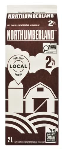 Northumberland Lait Au Chocolat 2 L / Northumberland 2% Chocolate Milk 2 L