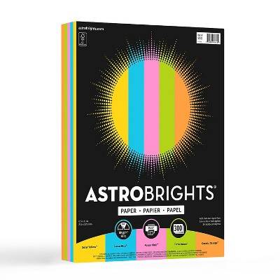 Astrobrights Radiant Paper Sheets, 8.5 * 11, Multi (300 ct)