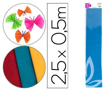 Papel Crepe 50* Azul