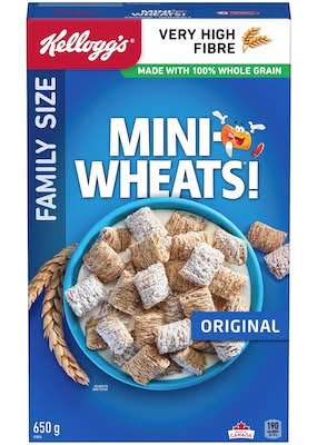 Kellogg's mini wheats! céréales givrées originales - mini wheats! original frosted cereals