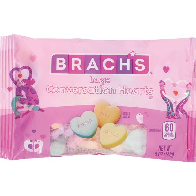 Brach's Valentine's Large Conversation Hearts, 5 oz
