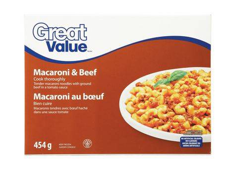 Great Value Macaroni & Beef (454 g)