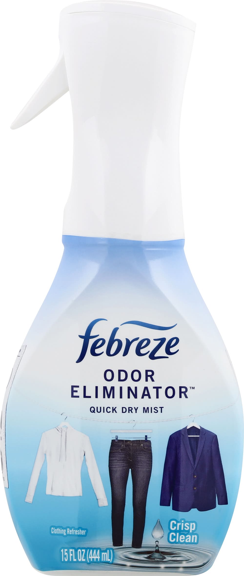 Febreze Clothing Odor Eliminator, Crisp Clean Scent (15 fl oz)