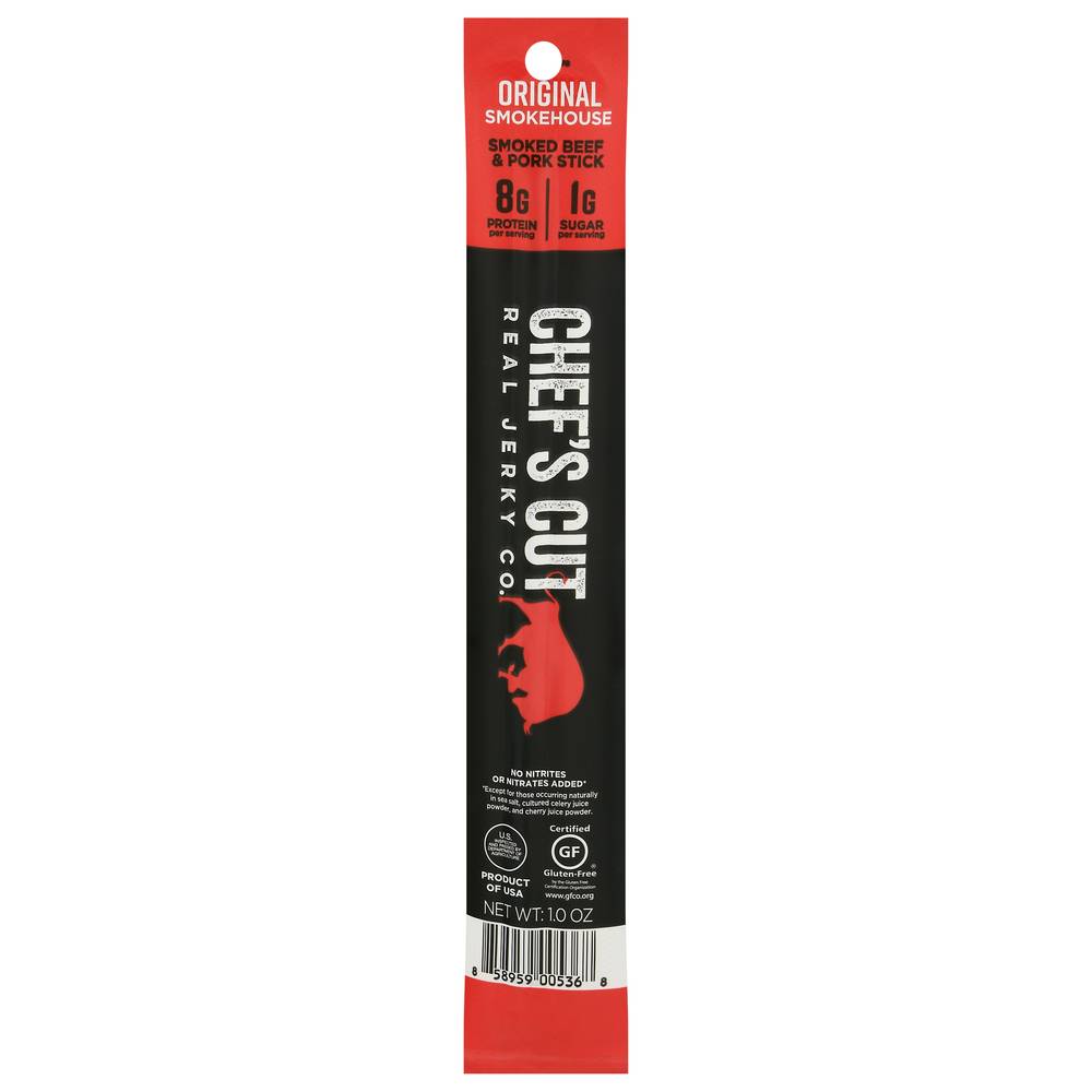 Chef's Cut Real Jerky Co. Stick Beef & Pork Smokehouse Original (1 oz)