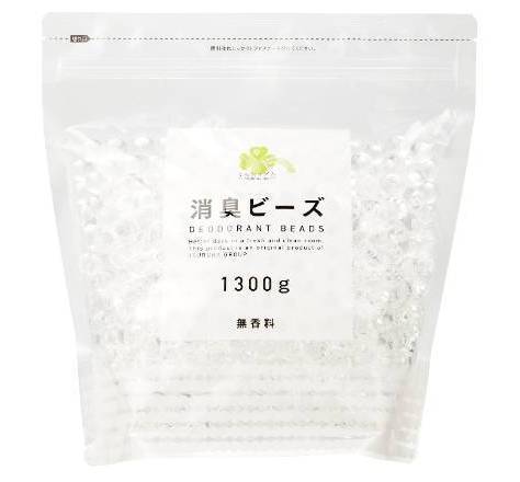 くらしリズム消臭ビーズ無香料詰替１３００ｇ:4582451695654
