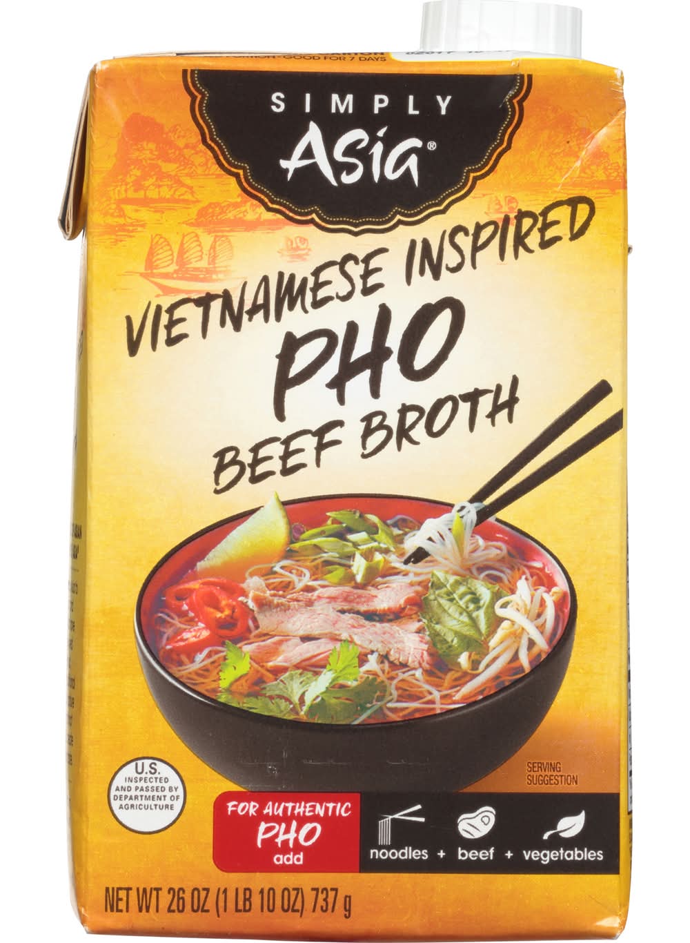 Simply Asia Vietnamese Inspired Pho Beef Broth (1.62 lbs)