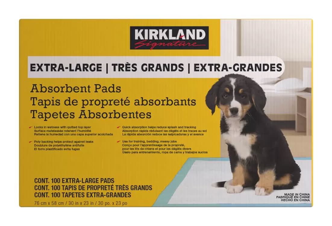 Kirkland Signature · Tapetes absorbentes para perros, Extra Grandes (100 un)