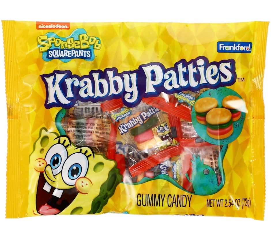 Frankford Spongebob Squarepants Krabby Patties Gummy Candy (2.54 oz)