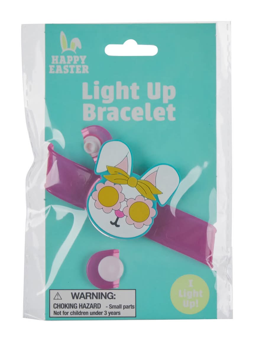 Happy Easter Light Up Bracelet Assorted