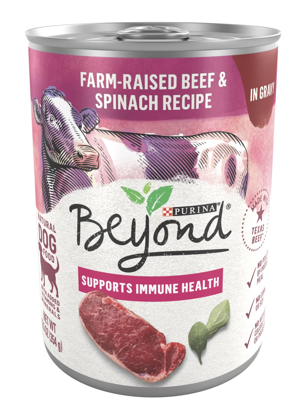 Beyond Purina Beef & Spinach Recipe Dog Food (12.5 oz)