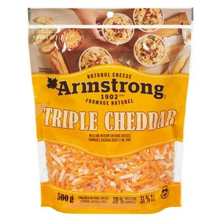 Armstrong Triple Cheddar Shredded Cheese (500 g)