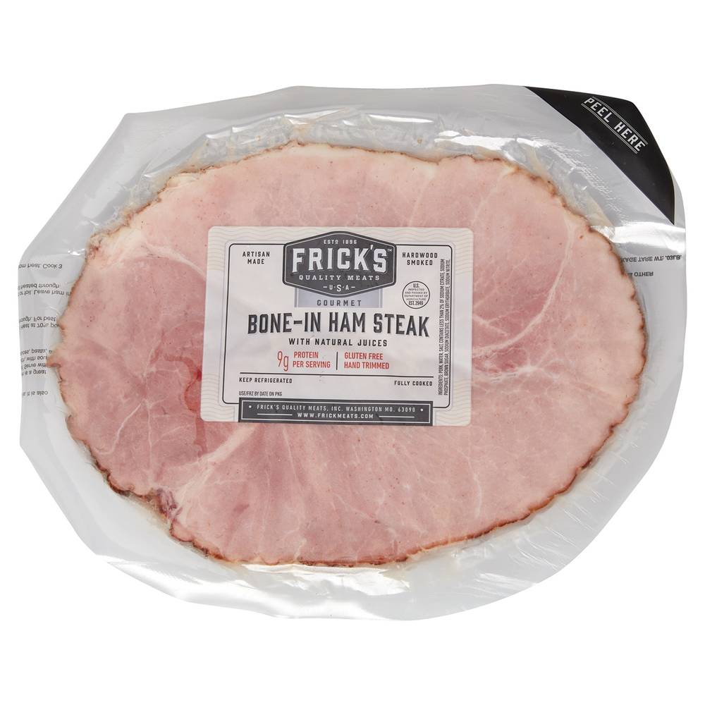Frick`S Bone-In Ham Steak #3863 Per Pound