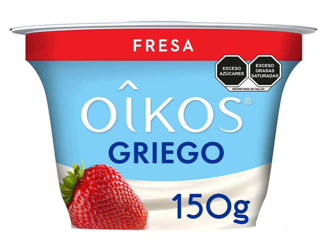 Oikos · Yoghurt griego con fresa (150 g)