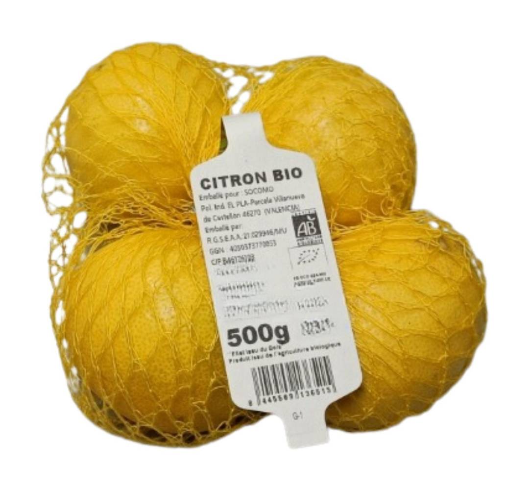 Citrons bio (500g)