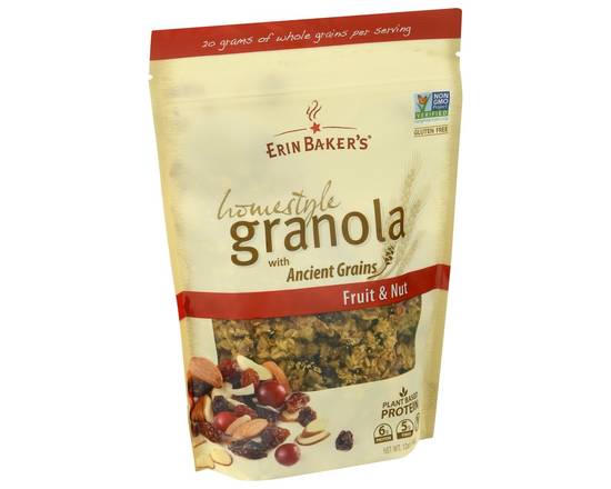 Erin Baker's · Homestyle Granola Fruit & Nut with Ancient Grains (12 oz)