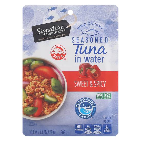 Signature Select Sweet & Spicy Seasoned Tuna in Water (2.6 oz)