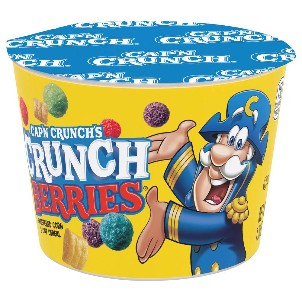 Cap'n Crunch Sweetened Corn & Oat Cereal, Berry (1.3 oz)