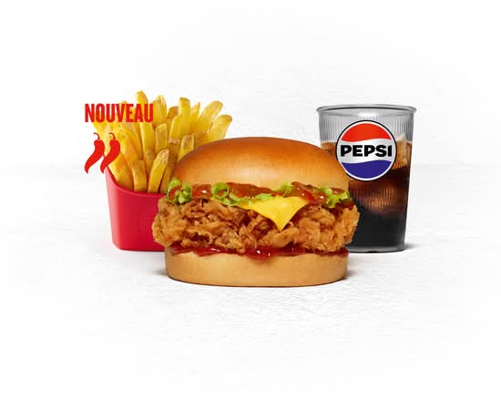 MENU CRISPY BURGER SPICY