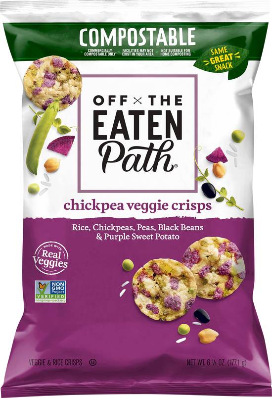 Off the Eaten Path Chickpea Veggie & Rice Crisps