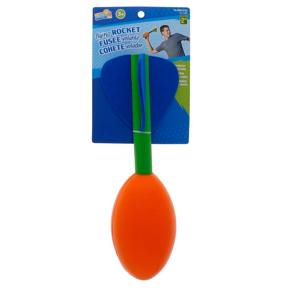 Eva Flying Rocket Toy With Foam Tail