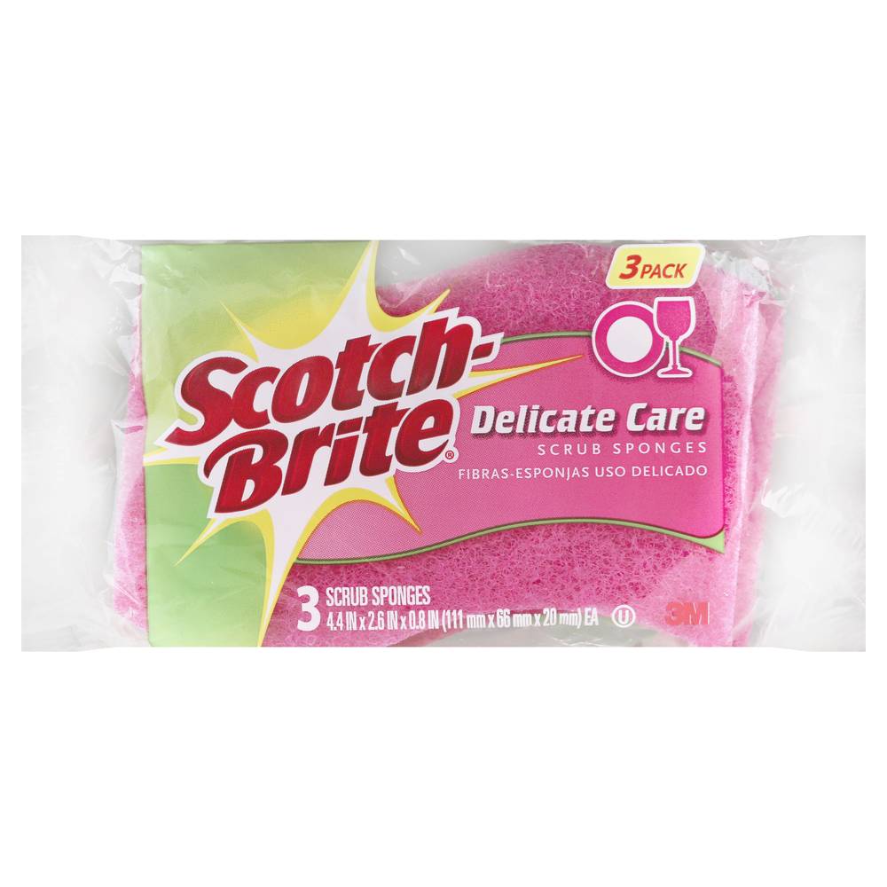 Scotch-Brite Delicate Care Scrub Sponges