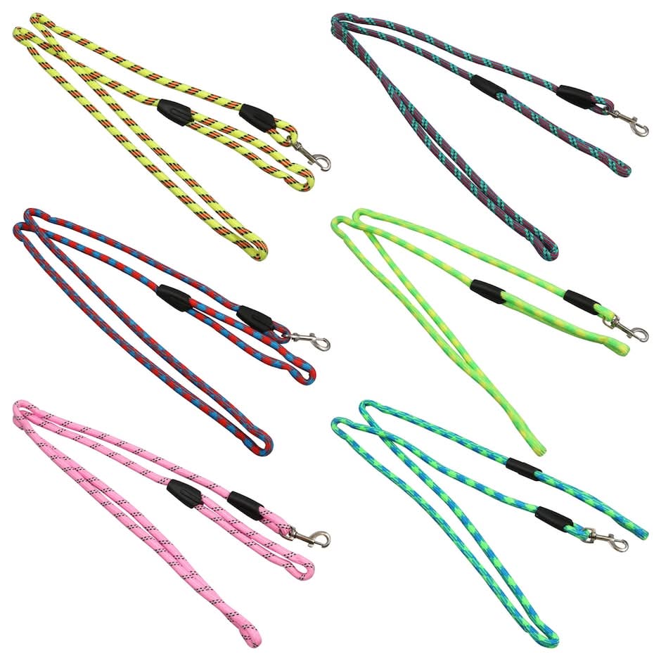 Greenbrier Kennel Club Rope-Style Dog Leashes, 48 in, Assorted (6 pack)