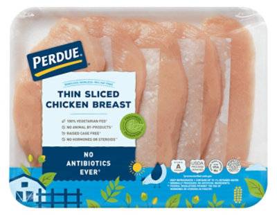 Perdue Fresh Thin Sliced Boneless Skinless Chicken Breast - 1.00 Lb