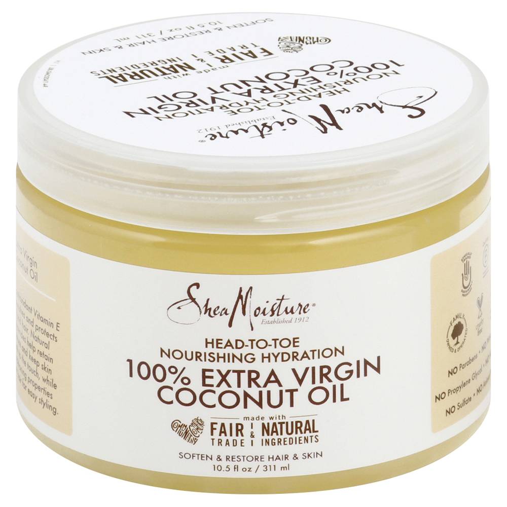 Shea Moisture Head-To-Toe 100% Extra Virgin Coconut Oil (10.5 fl oz)