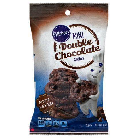 Pillsbury Soft Baked Cookies Mini Double Chocolate Chip 3oz