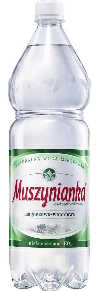 Woda mineralna lekko gazowana Muszynianka 600 ml butelka