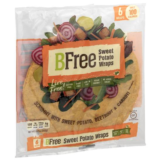Bfree Sweet Potato Wraps (6 ct)