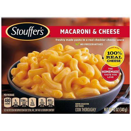 Stouffer's Frozen Entree, Macaroni and Cheese Macaroni & Cheese - 12.0 oz