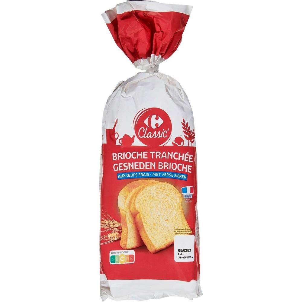 Carrefour Classic' - Brioche tranchée