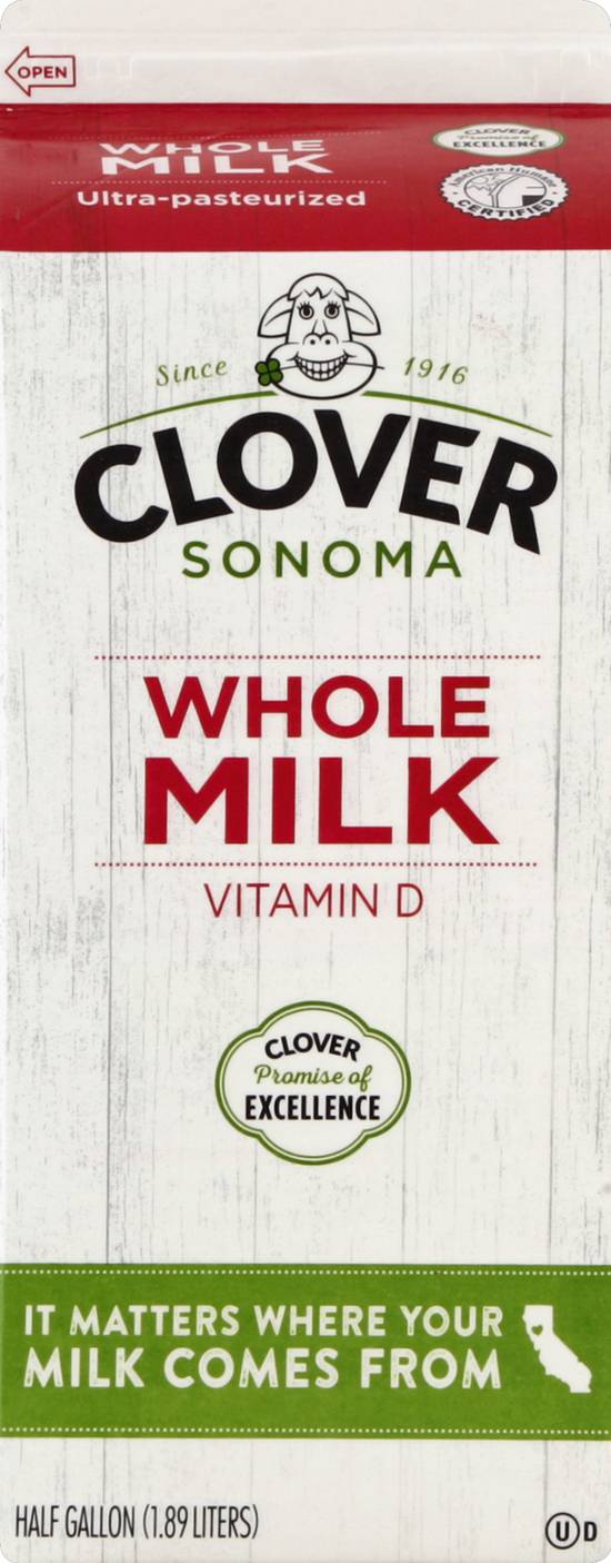 Clover Whole Milk (1.89 L)