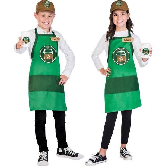 Kids' Barista Costume - Size - Standard Size