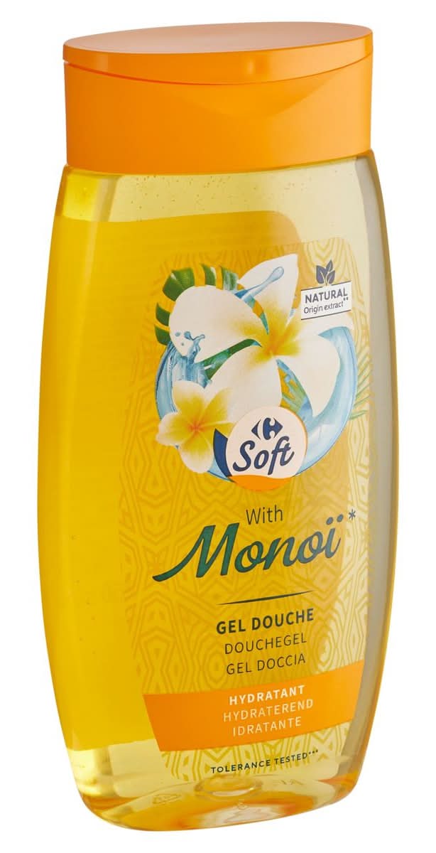 Carrefour Soft Monoï Gel Douche Hydratant 250 ml