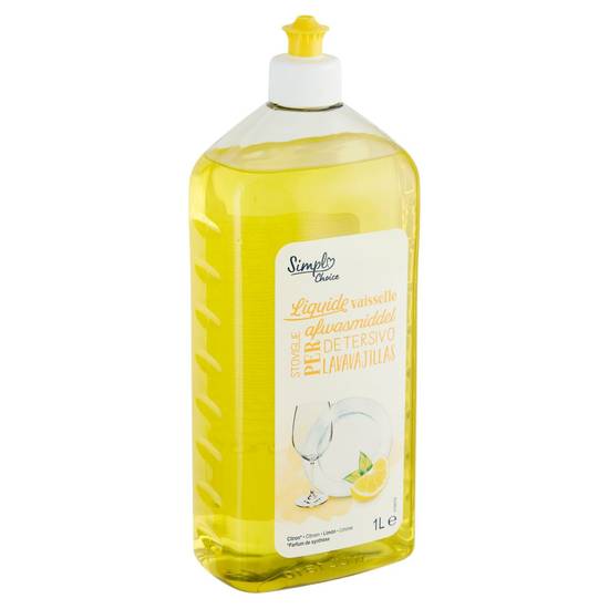 Simpl Choice Liquide Vaisselle Citron 1 L