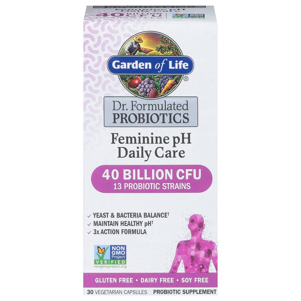 Garden of Life Dr. Formulated Feminine Ph Daily Care Probiotic 30ct