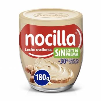 Crema de leche con avellanas Nocilla sin gluten 180 g.