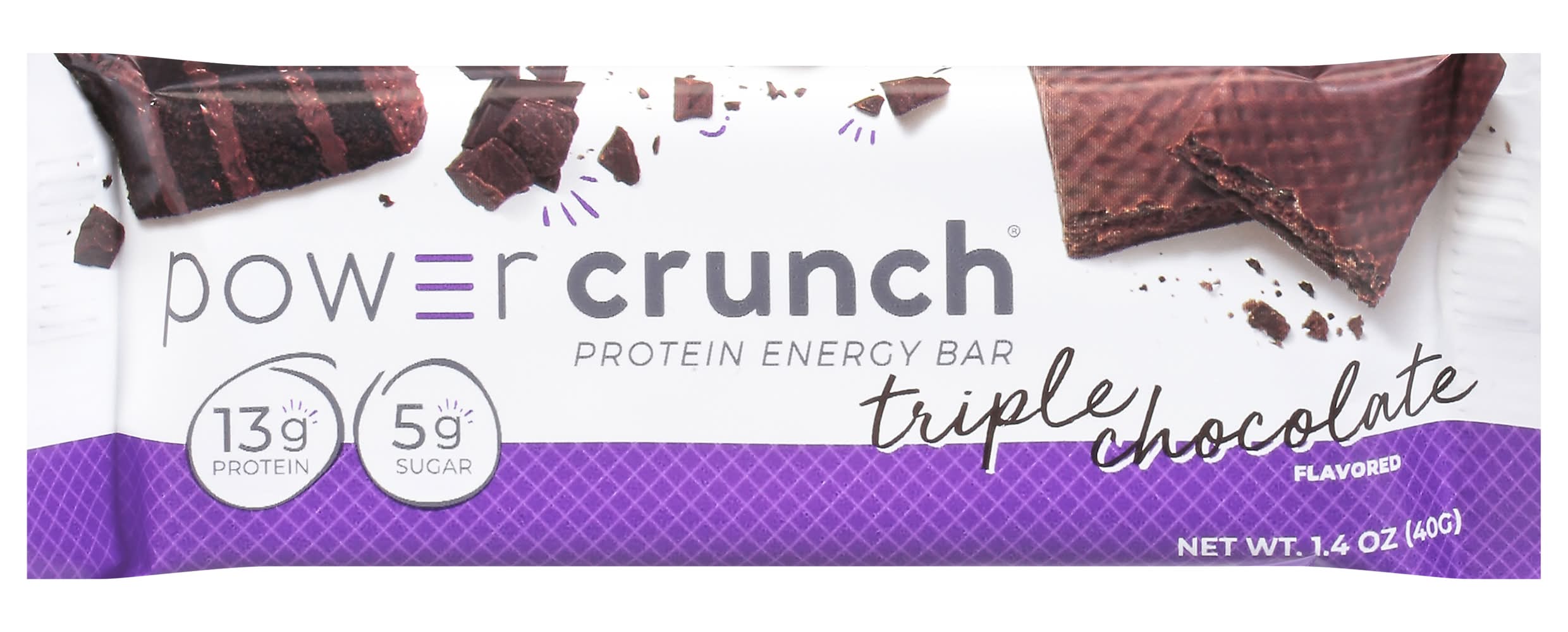 Power Crunch Protein Energy Bar, Triple Chocolate (1.4 oz)