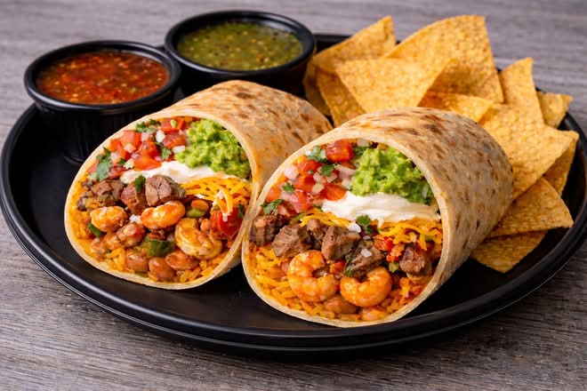 Surf N Turf Burrito